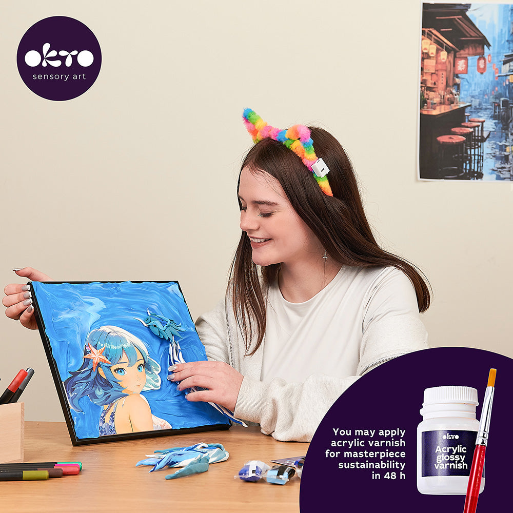 DIY 3D Painting Manga 30x40cm - Water