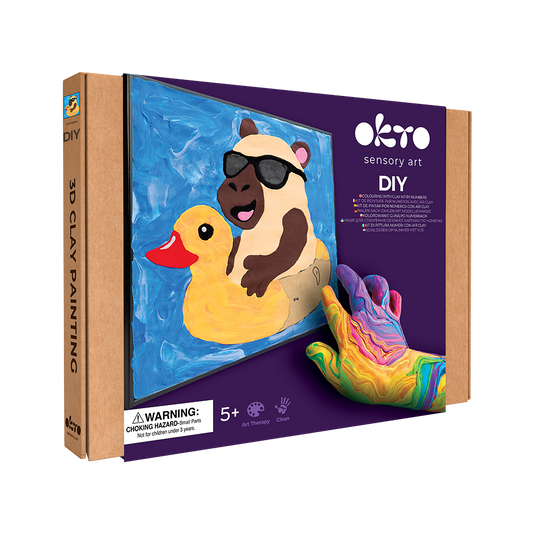 image1_Colouring Clay by Numbers - Capybara