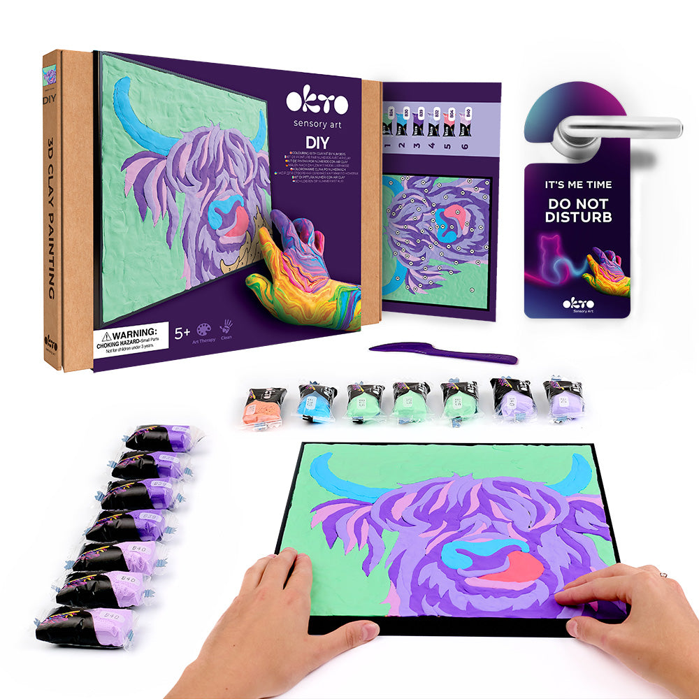 image2_Colouring Clay by Numbers - Irish Cow