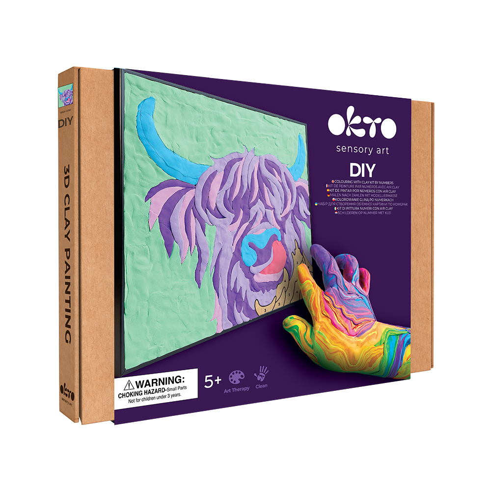 image1_Colouring Clay by Numbers - Irish Cow