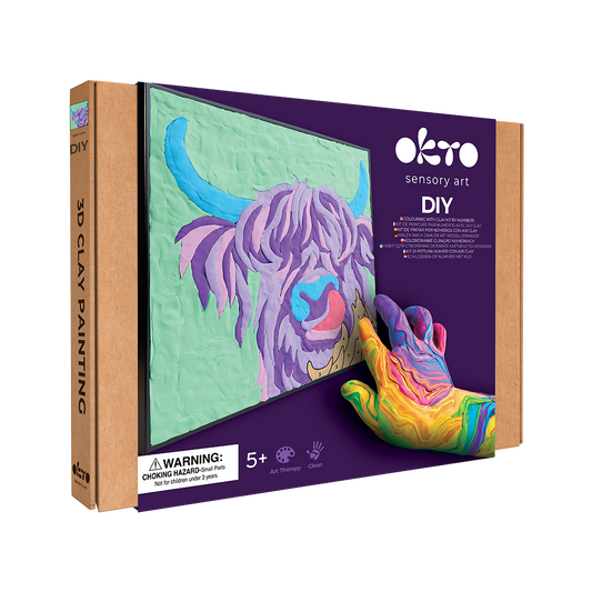 image1_Colouring Clay by Numbers - Irish Cow