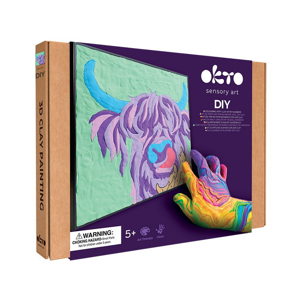 image1_Colouring Clay by Numbers - Irish Cow