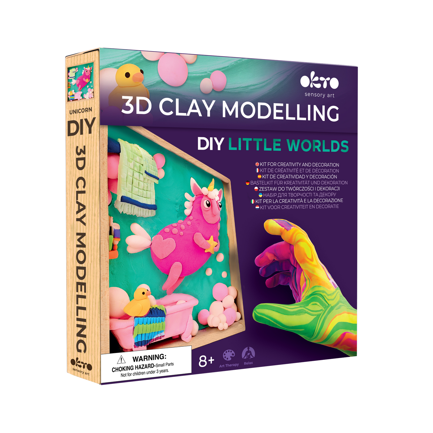 image1_Wood&Craft DIY Little Worlds 21x21cm - Unicorn