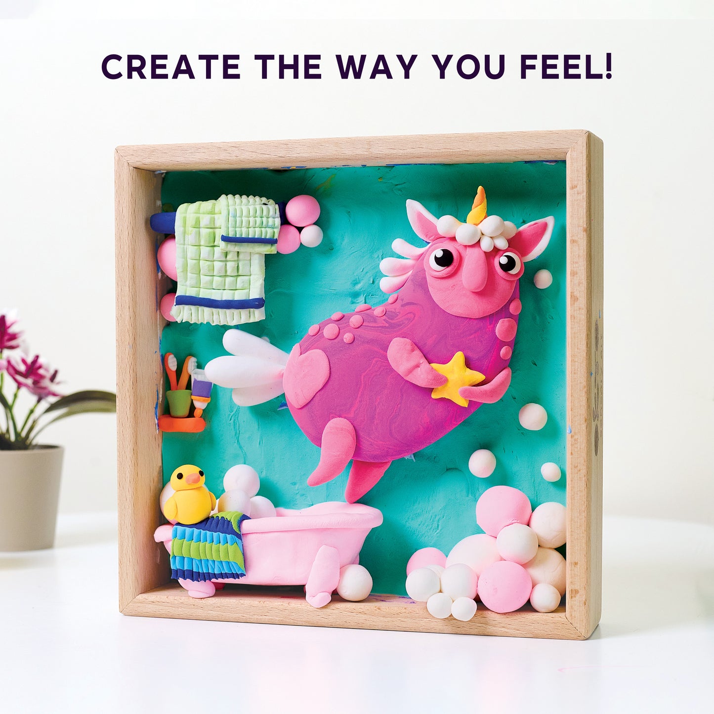 image4_Wood&Craft DIY Little Worlds 21x21cm - Unicorn