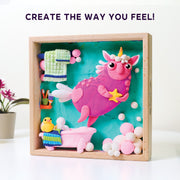 image4_Wood&Craft DIY Little Worlds 21x21cm - Unicorn