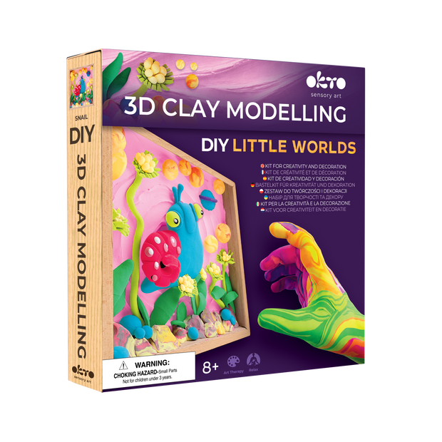 image1_Wood&Craft DIY Little Worlds 21x21cm - Snail