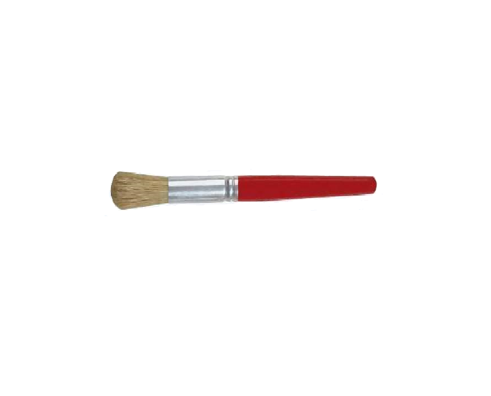 Junior Round Brush Red Handle