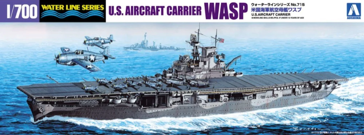 1/700 U.S.S AIRCRAFT CARRIER WASP