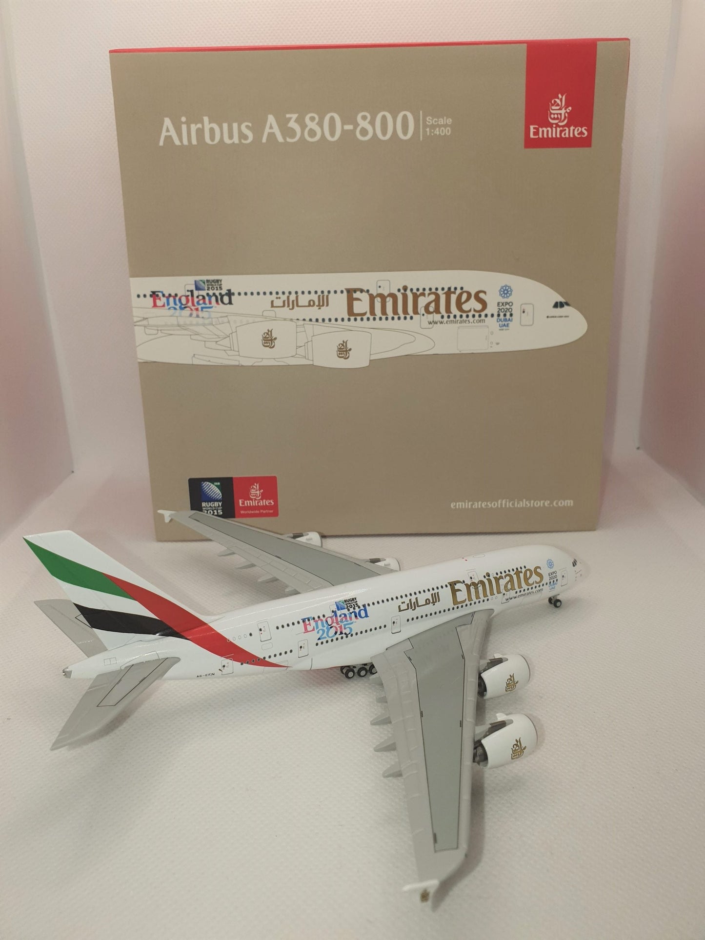 1/200 EMIRATES A380  - RUGBY W/C -  A6-EEN