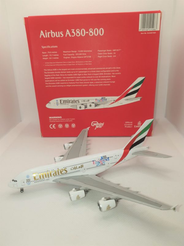 1/200 EMIRATES A380  - RUGBY W/C -  A6-EEN