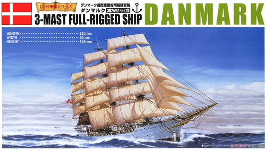 1/350 3-Mast Full-Rigged Ship DANMARK