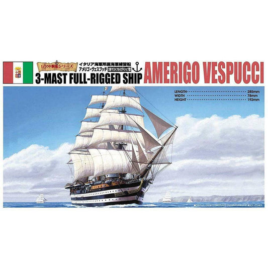 1/350 3-Mast Full-Rigged Ship AMERIGO VESPUCCI