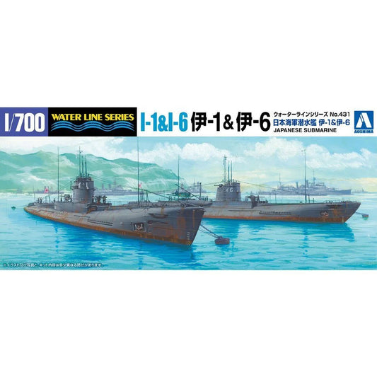 1/700 I.J.N. SUBMARINE I-1 and I-6