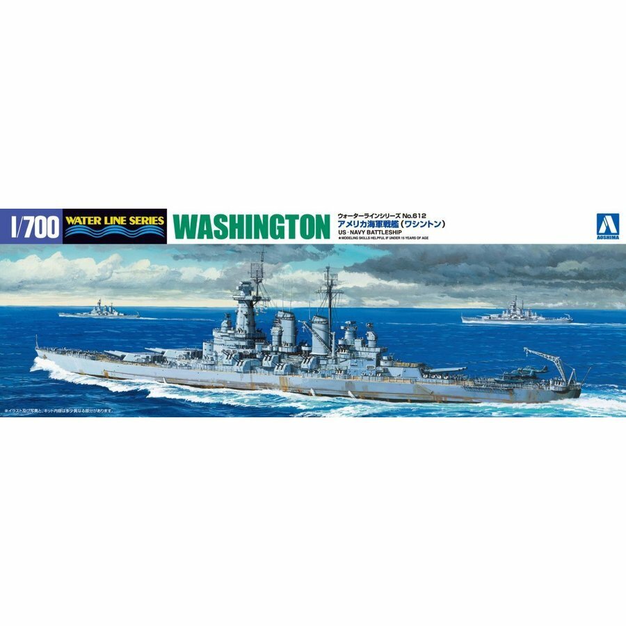 1/700 U.S. NAVY BATTLESHIP WASHINGTON