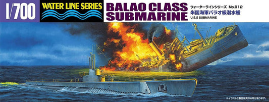 1/700 U.S. Navy Balao Class Submarine