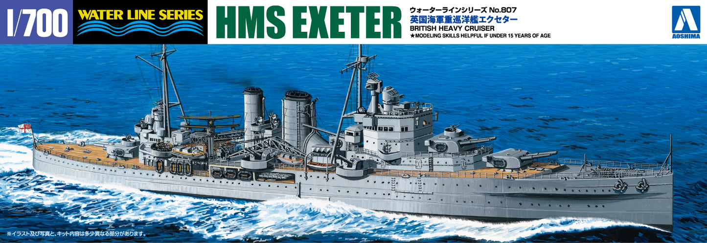 1/700 BRITISH HEAVY CRIUISER EXETER