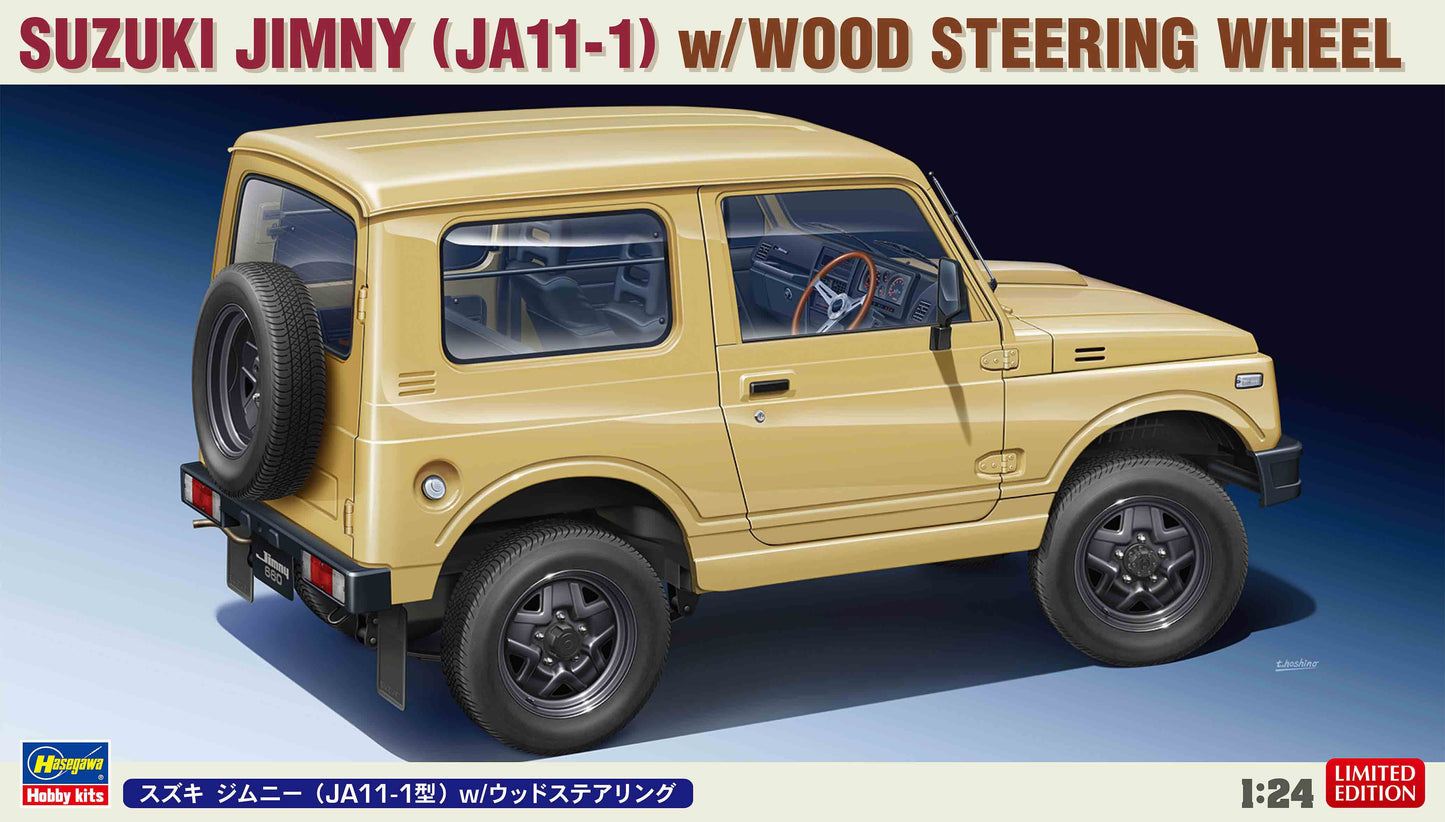 20568 1/24  SUZUKI JIMNY i?JA11-1i? w/WOOD STEERING WHEEL