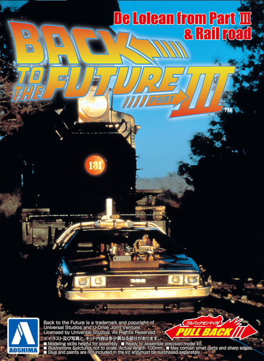 1/43 Pullback BACK TO THE FUTURE from PART III Timemachine