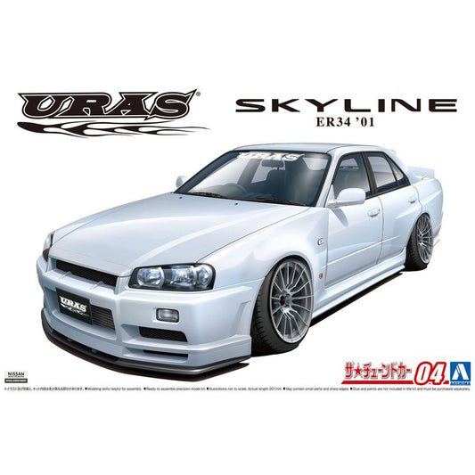 1/24 NISSAN URAS ER34 Skyline Type-R '01