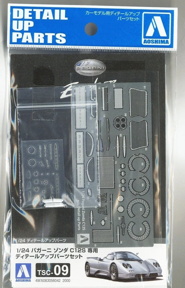 1/24 PAGANI Zonda C12S Detail-Up Parts
