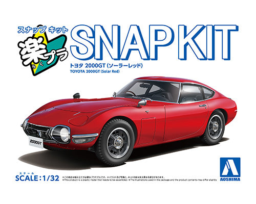1/32 SNAP TOYOTA 2000GT (Solar Red)