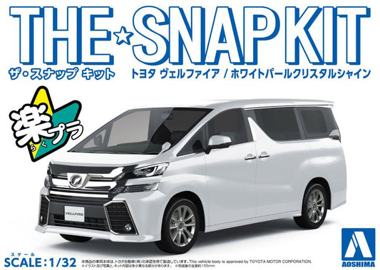 1/32 SNAP TOYOTA VELLFIRE (White Pearl Crystal Shine)
