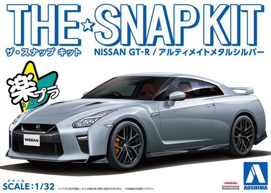 1/32 SNAP NISSAN GT-R (Ultimate Metal Silver)