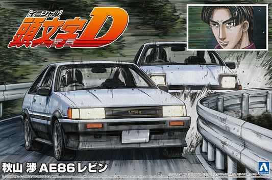 1/24 Initial-D AKIYAMA WATARU AE86 LEVIN