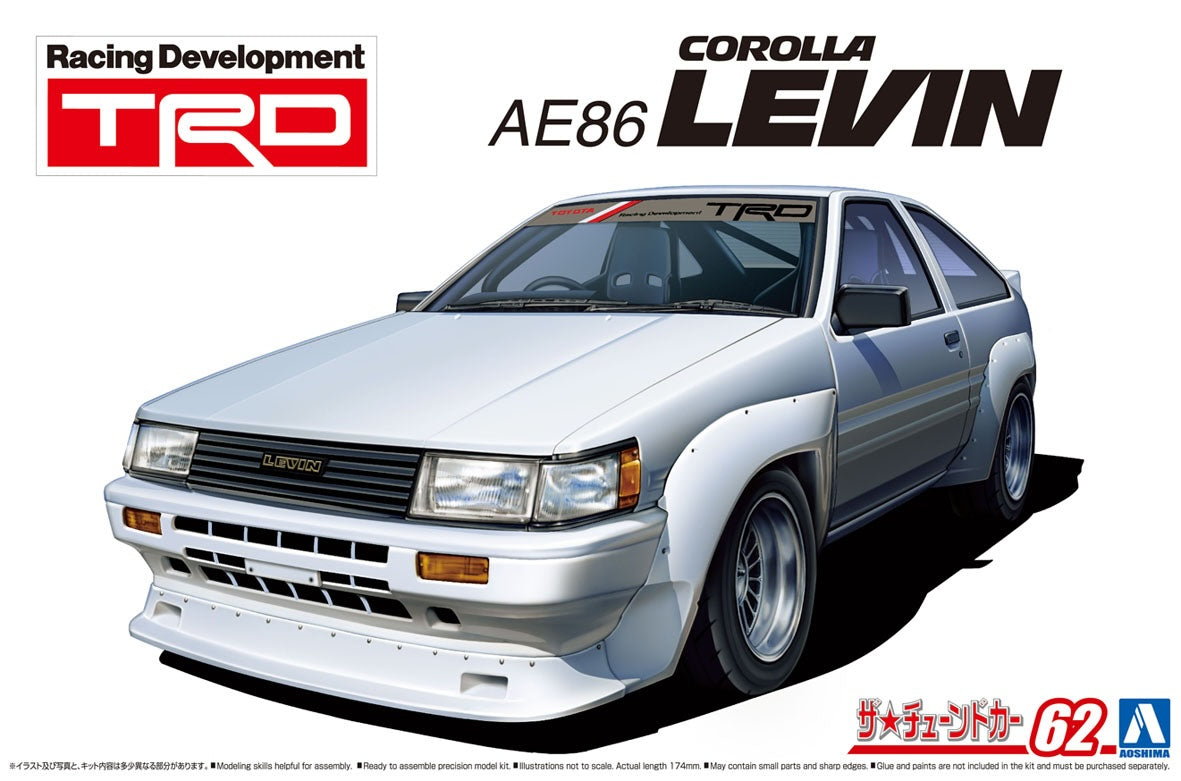 1/24 TRD TOYOTA AE86 COROLLA LEVIN '83