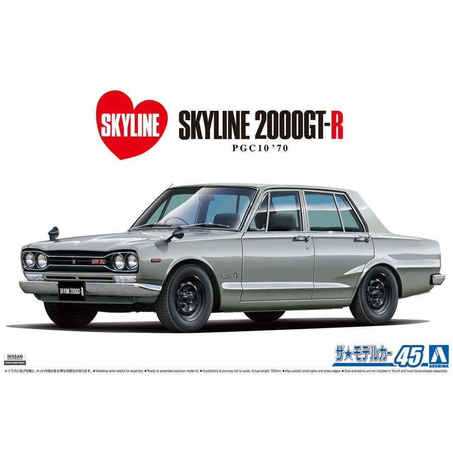 1/24 NISSAN PGC10 SKYLINE 2000GT-R '70