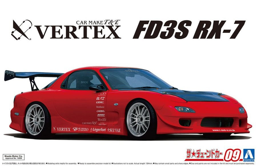 1/24 VERTEX MAZDA FD3S RX-7 '99