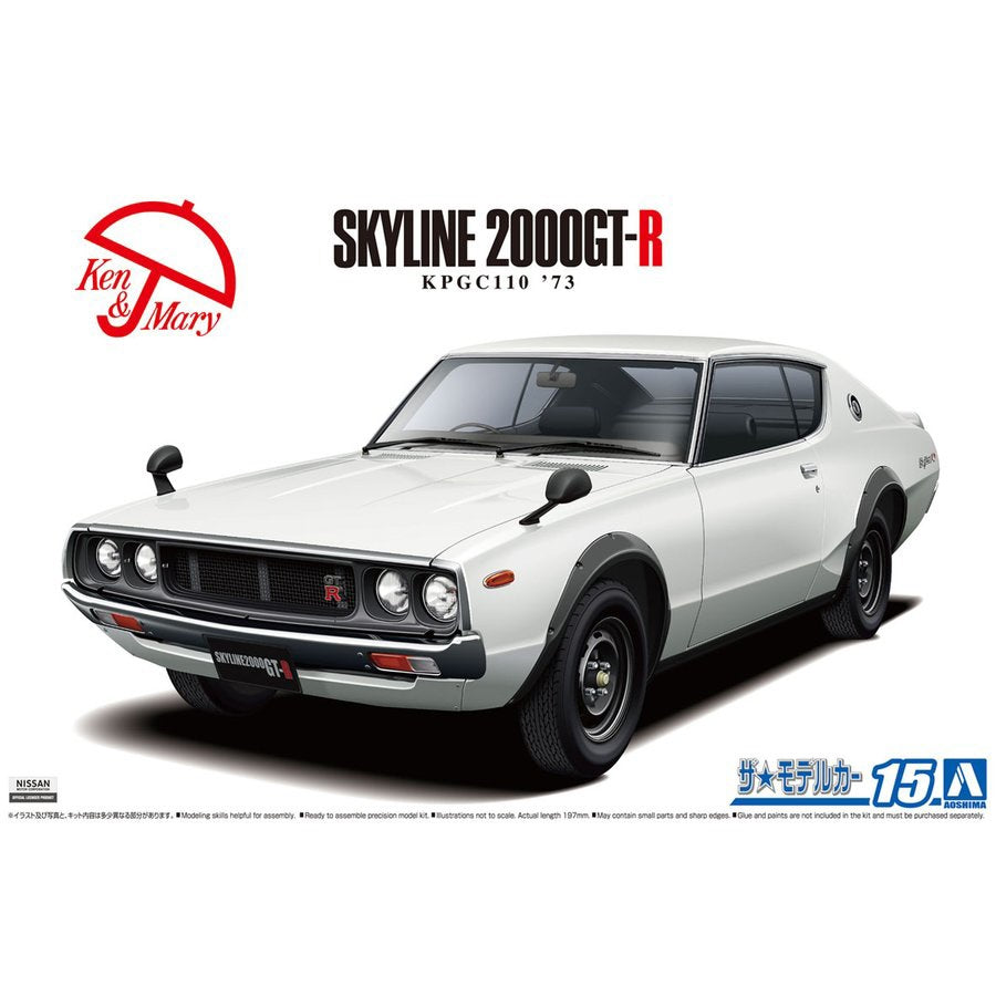 1/24 Ken & Mary NISSAN KPGC110 SKYLINE HT2000GT-R '73