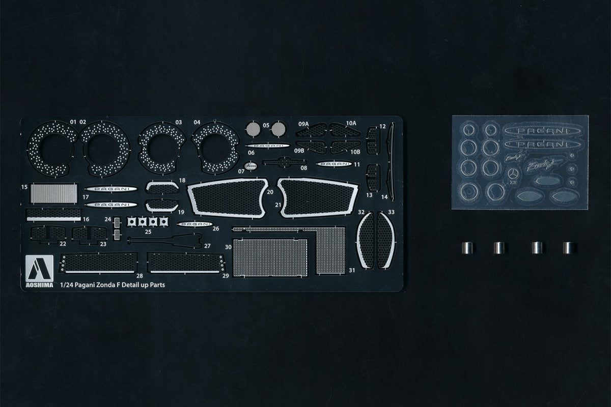 1/24 PAGANI Zonda F Detail Up Parts