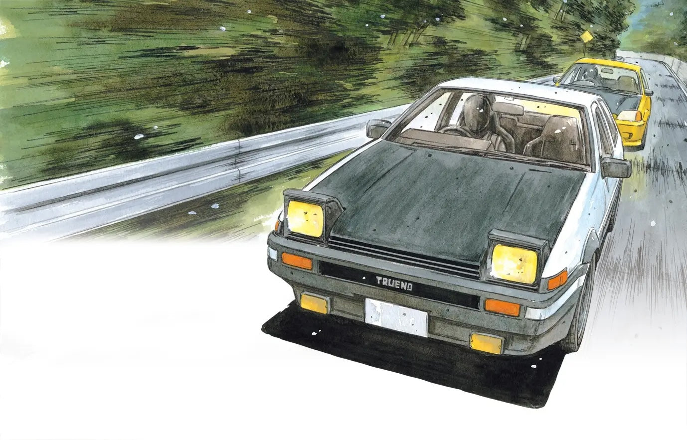 1/24 FUJIWARA TAKUMI TOYOTA AE86 TRUENO PROJECTD Ver.