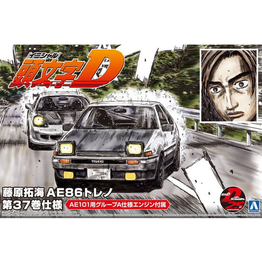 1/24 TAKUMI FUJIWARA TOYOTA TRUENO COMICS VOL.37 VER. '86