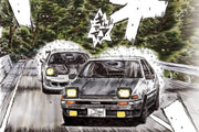 1/24 TAKUMI FUJIWARA TOYOTA TRUENO COMICS VOL.37 VER. '86