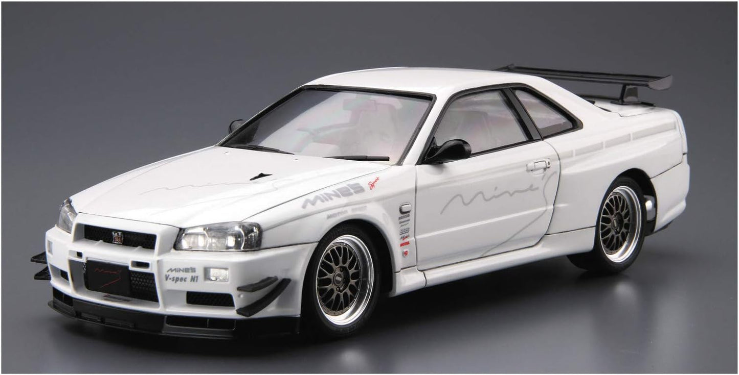 1/24 MINE'S NISSAN BNR34 SKYLINE GT-R '02