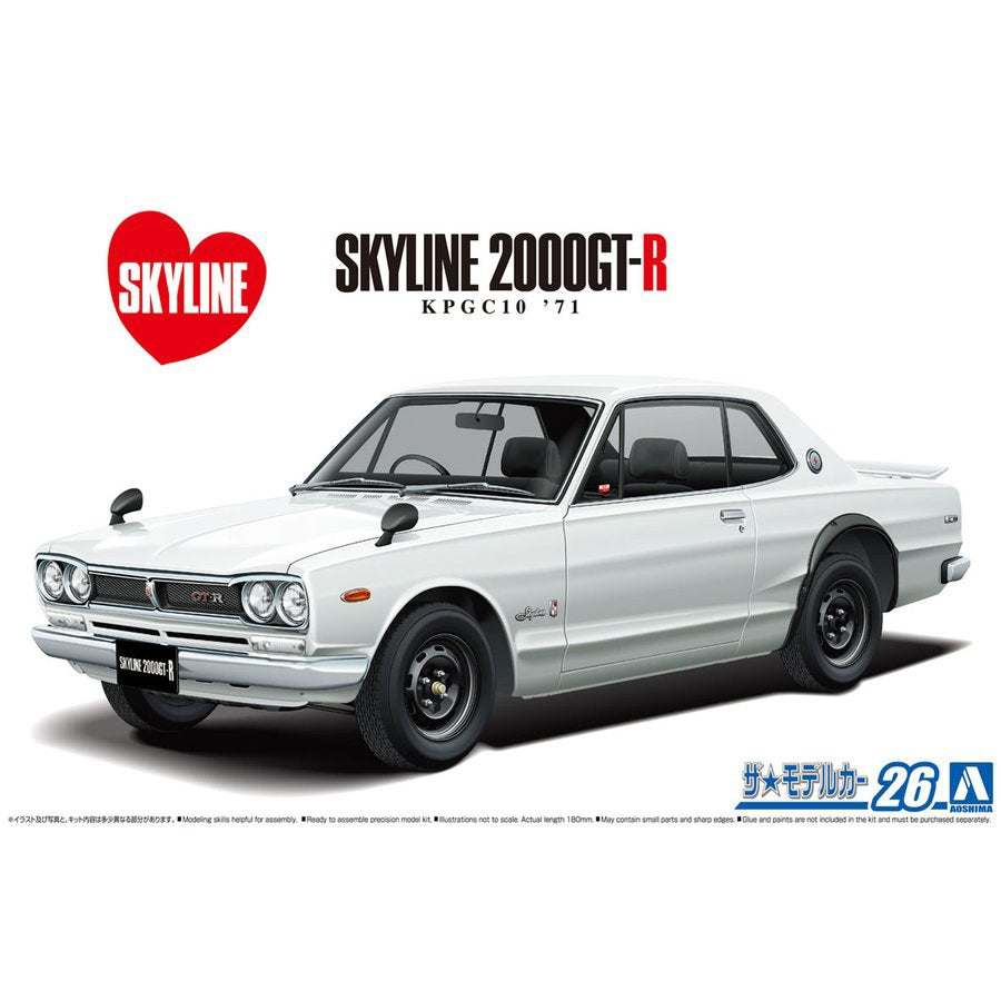 1/24 NISSAN KPGC10 SKYLINE HT2000GT-R '71