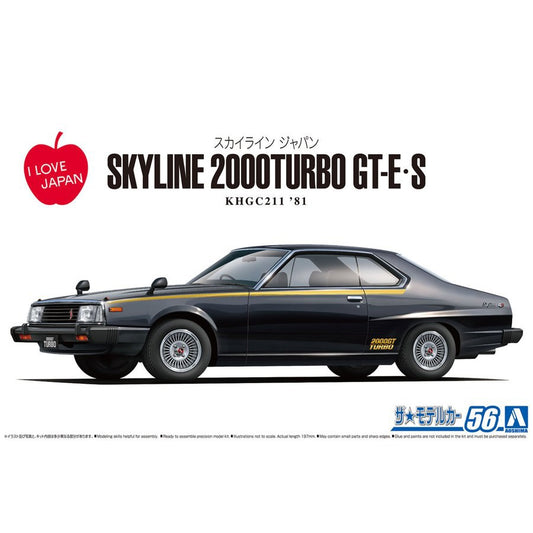 1/24 NISSAN KHGC211 SKYLINE HT2000 TURBO GT-E.S '81