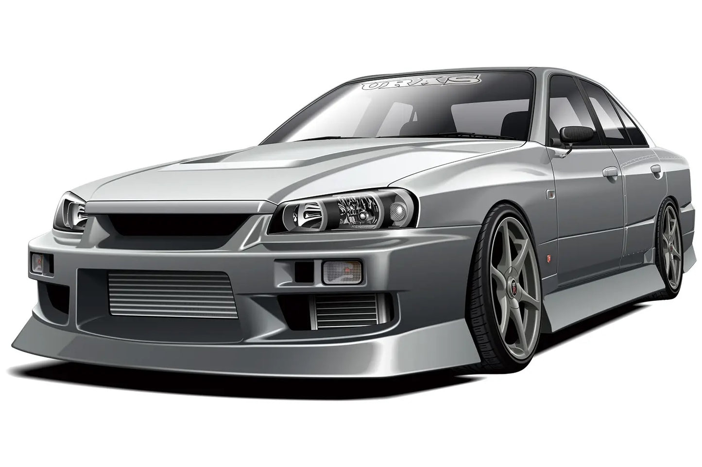 1/24 URAS NISSAN ER34 SKYLINE 25GT '01