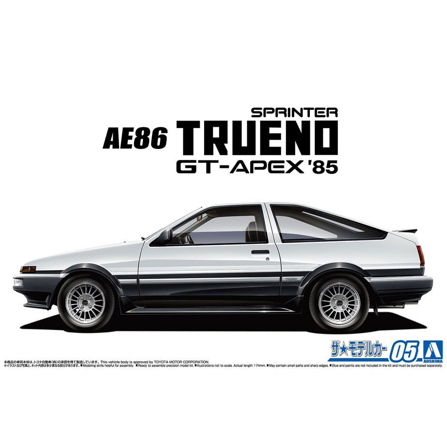 1/24 TOYOTA AE86 SPRINTER TRUENO GT-APEX '85