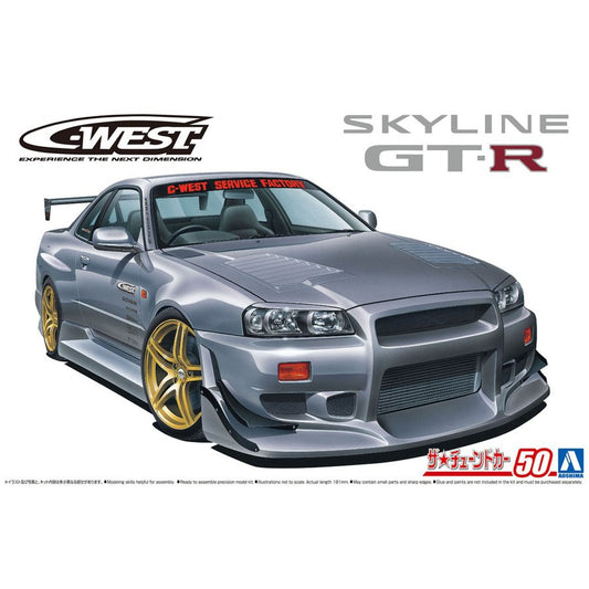 1/24 C-WEST NISSAN BNR34 SKYLINE GT-R '02