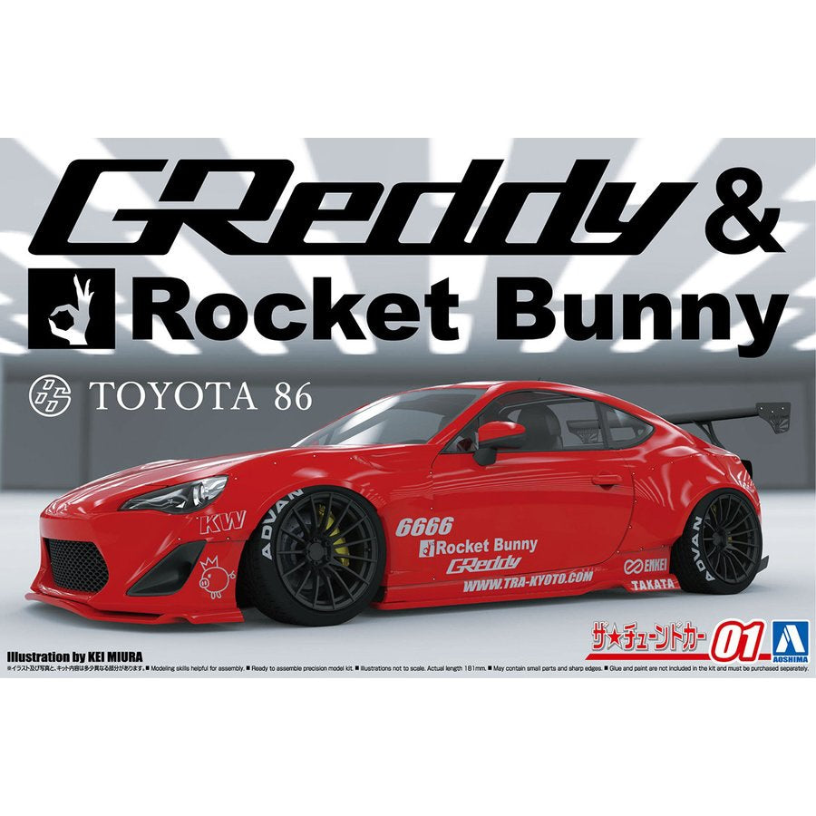 1/24 GREDDY & ROCKET BUNNY ENKEI TOYOTA ZN6 86 '12