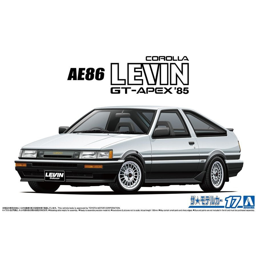 1/24 TOYOTA AE86 COROLLA LEVIN GT-APEX '85