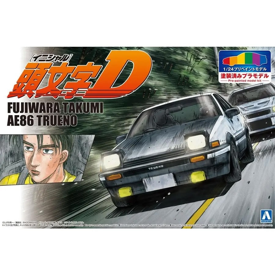 1/24 INITIAL-D FUJIWARA TAKUMI AE86 TRUENO PROJECT D Ver.