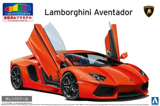 1/24 LAMBORGHINI AVENTADOR Orange Pearl '11
