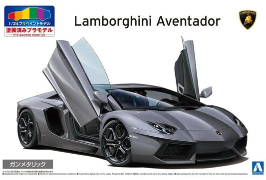 1/24 LAMBORGHINI AVENTADOR Gunmetallic '11
