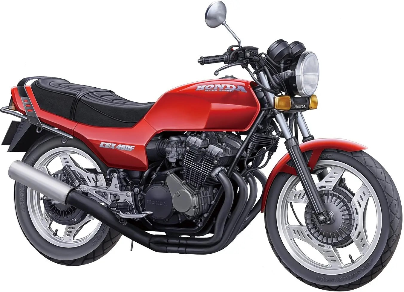 1/12 HONDA NC07 CBX400F MONZA RED '81