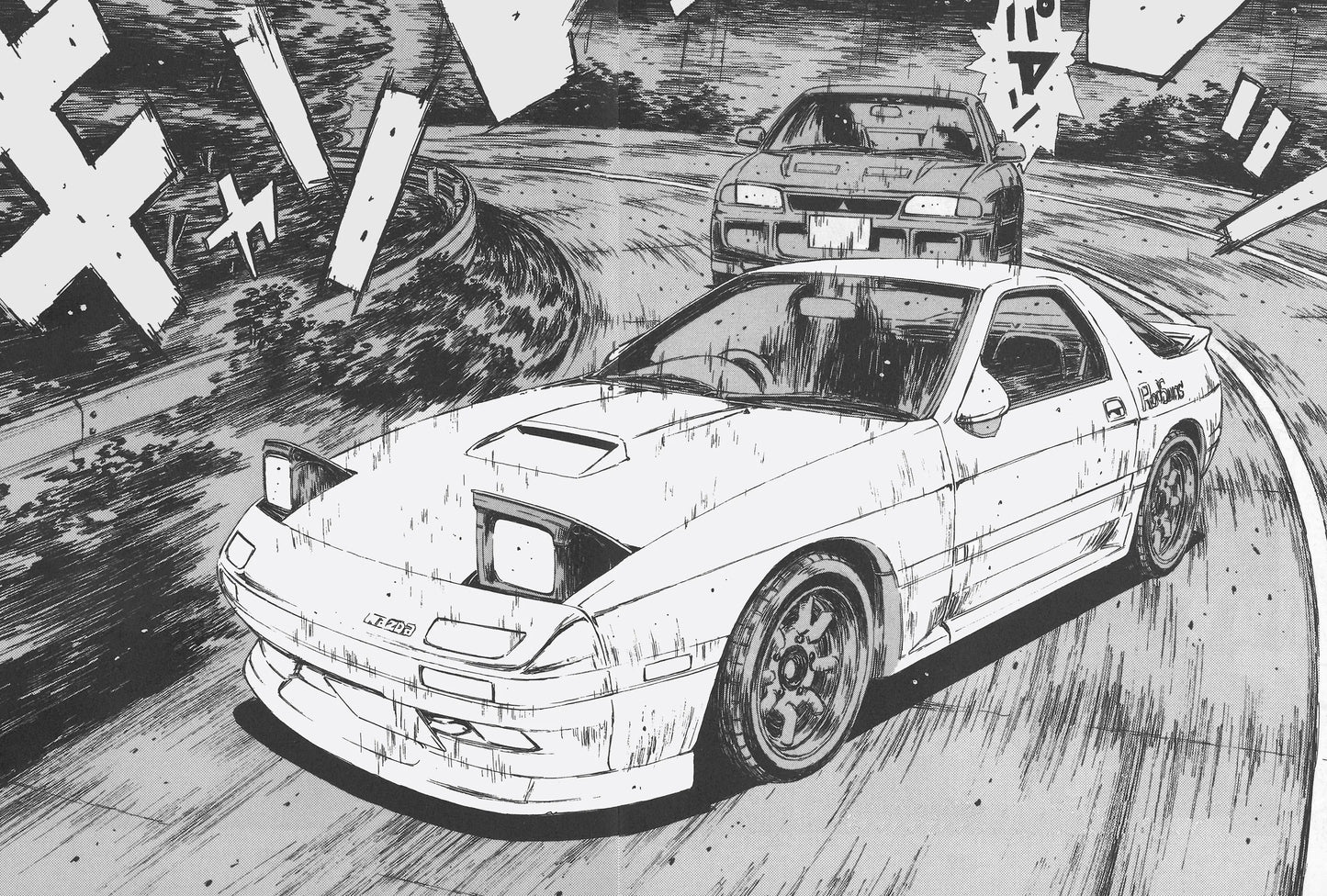 1/24 INITIAL-D TAKAHASHI RYOSUKE FC3S RX-7 [COMICS Vol.11 AKAGI BATTLE Ver.]