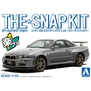 1/32 SNAP NISSAN R34 SKYLINE GT-R Nur Sparkling Silver